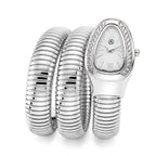 JCK Vegas Deal- STRADA Limited Edition Japanese Movement Water Resistant Serpent Watch - Silver_8523004
