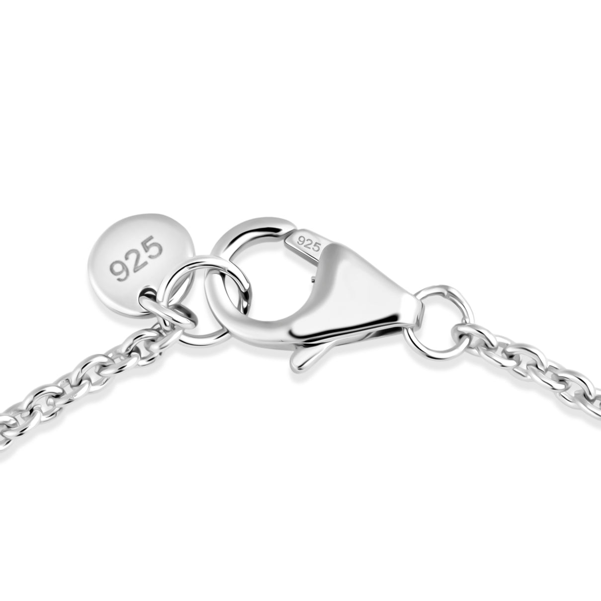 LUCY Q - Rhodium Overlay Sterling Silver Splash Bracelet (Size - 7.5) 8523121 4
