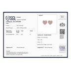 9K Rose Gold I3 Pink Diamond I3 Solitaire Stud Push Post Earring, Gold Wt.1.2 Gms  0.250  Ct._8523660_5