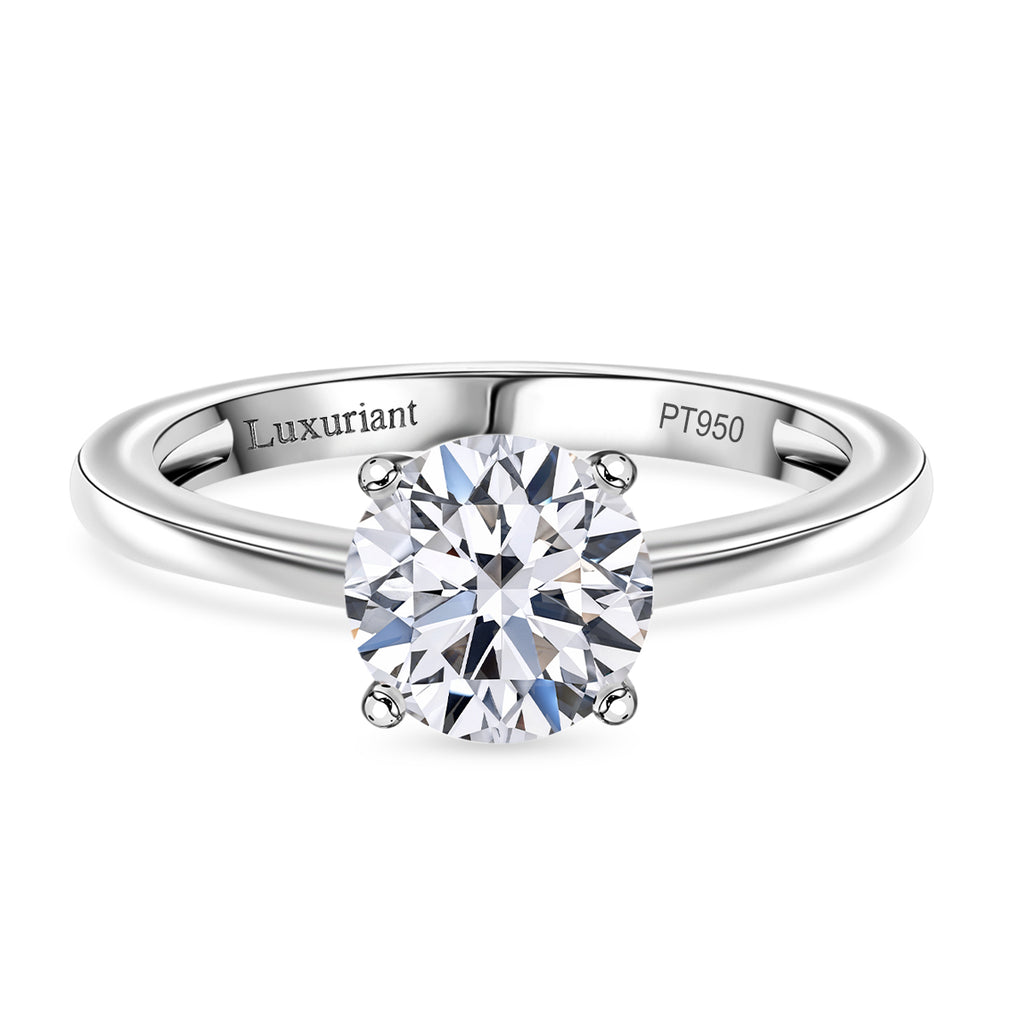 950 Platinum VS Lab Grown Diamond F, VS Ring, Platinum Wt.3.5 Gms  2.000  Ct._8523922