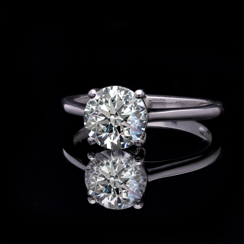 950 Platinum VS Lab Grown Diamond F, VS Ring, Platinum Wt.3.5 Gms  2.000  Ct._8523922_1