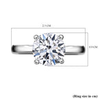 950 Platinum VS Lab Grown Diamond F, VS Ring, Platinum Wt.3.5 Gms  2.000  Ct._8523922_5