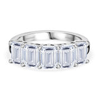 Luxuriant 950 Platinum SGL Certified VS-E/F Lab Grown Diamond 5 Stone Ring 3.00 Ct, Platinum Wt. 4.77 Gms_8525498