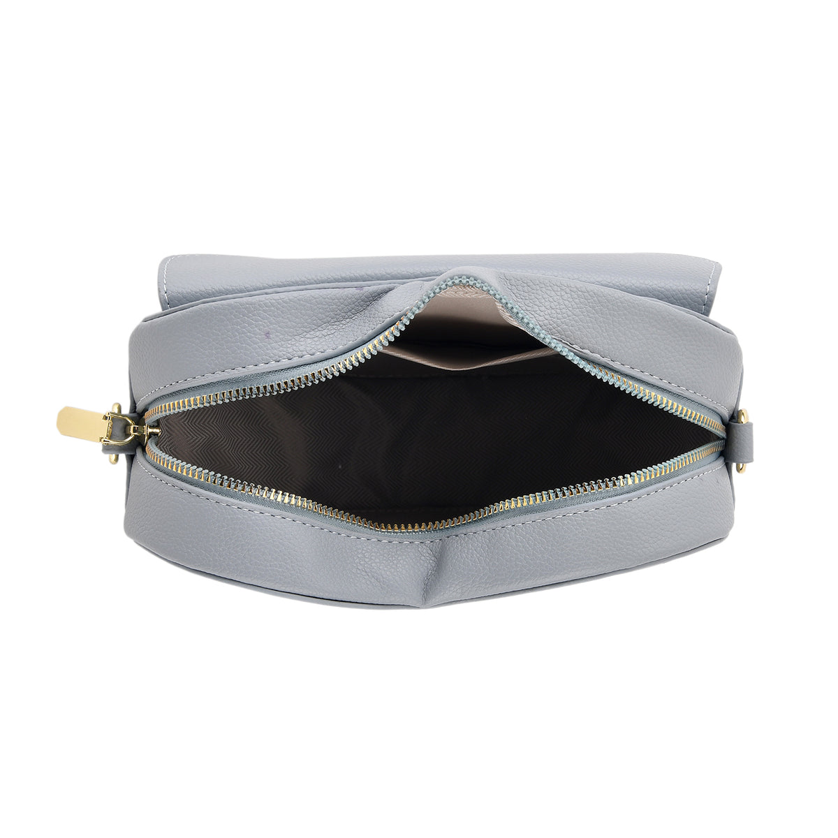 Designer Heart-Shaped Crossbody Bag with Chain Strap - Blue V32698265 5