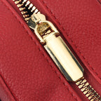 Designer Heart-Shaped Crossbody Bag with Chain Strap - Red_8525765_6