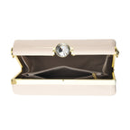 Designer-Inspired Stylish Clutch with Chain Strap - Off White_8525777_4