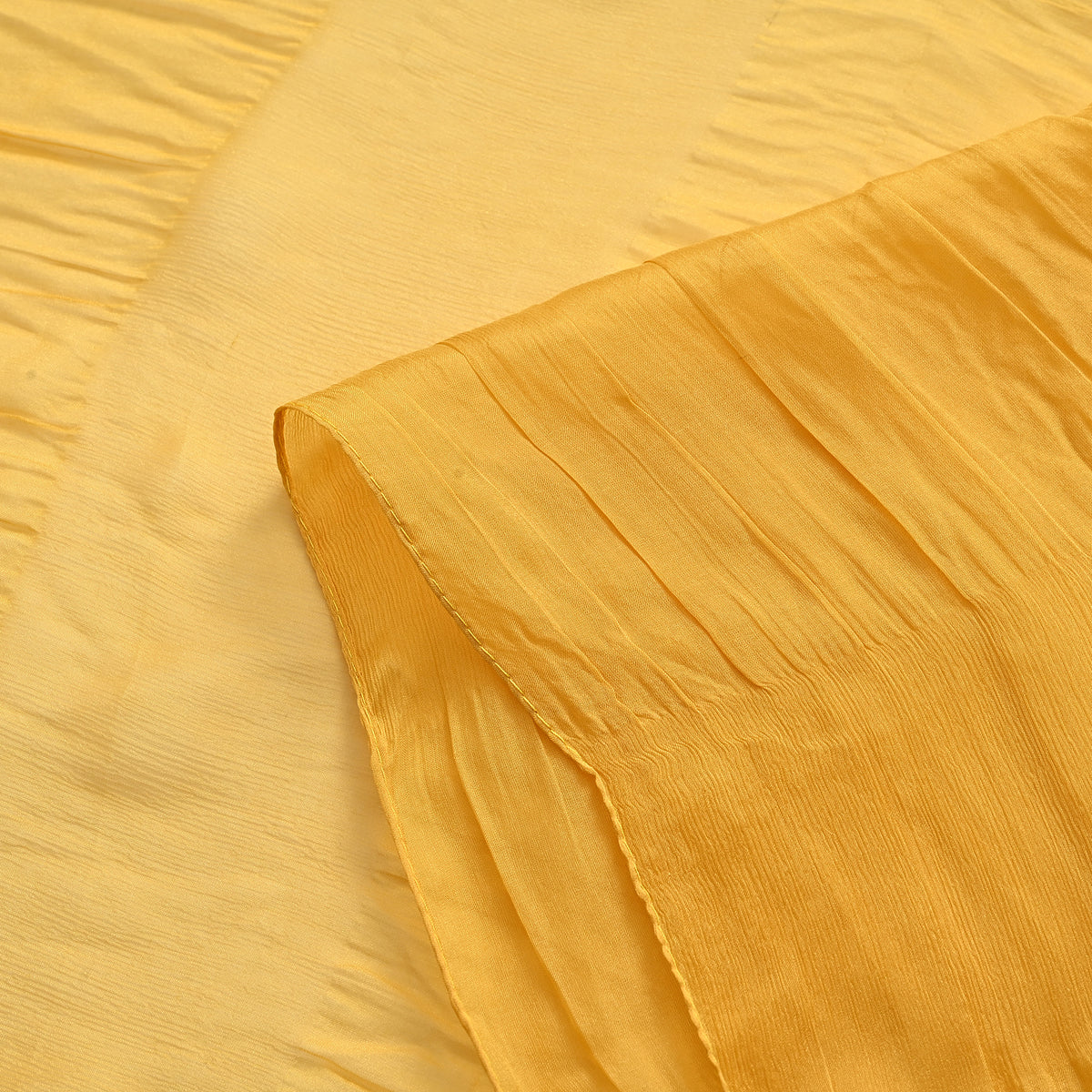 La Marey 100% Mulberry Silk Scarf (198 x 98cm) - Yellow V32593350 7