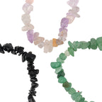 Set of 3 Natural Gemstone Key Chains - Amethyst, Green Aventurine & Black Onyx 350.00 Ct_8526619_3