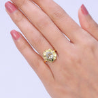 Citrine Solitaire Floral Ring_8527166