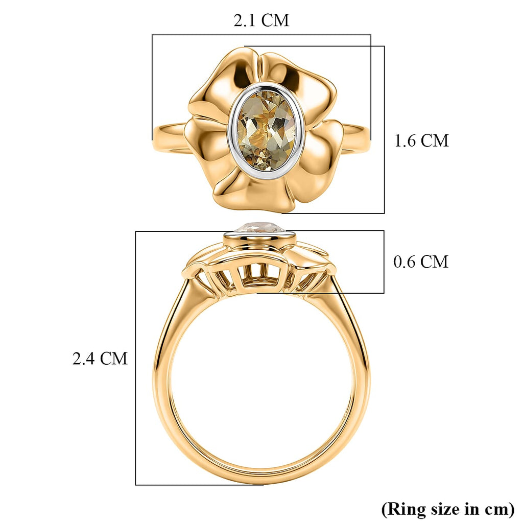 Citrine Solitaire Floral Ring_8527166