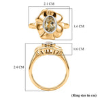 Citrine Solitaire Floral Ring_8527181