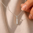 JCK Vegas Finds- 14K White Gold Natural Earth Mined Diamond  ( SI G-H) Journey Pendant 0.50 Ct._8527328_2
