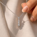 MEGA WAREHOUSE CLEARANCE DEAL New York Close Out - 14K White Gold Natural Diamond I1-I2/GH Trilogy Pendant 1.00 Ct._8527341