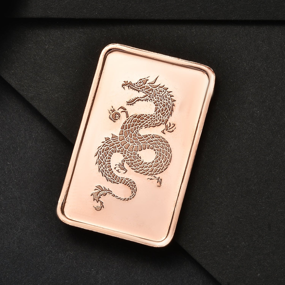 First Time Ever - Solid 999 Fine Copper Dragon Bar - 10 Grams V32349342 2