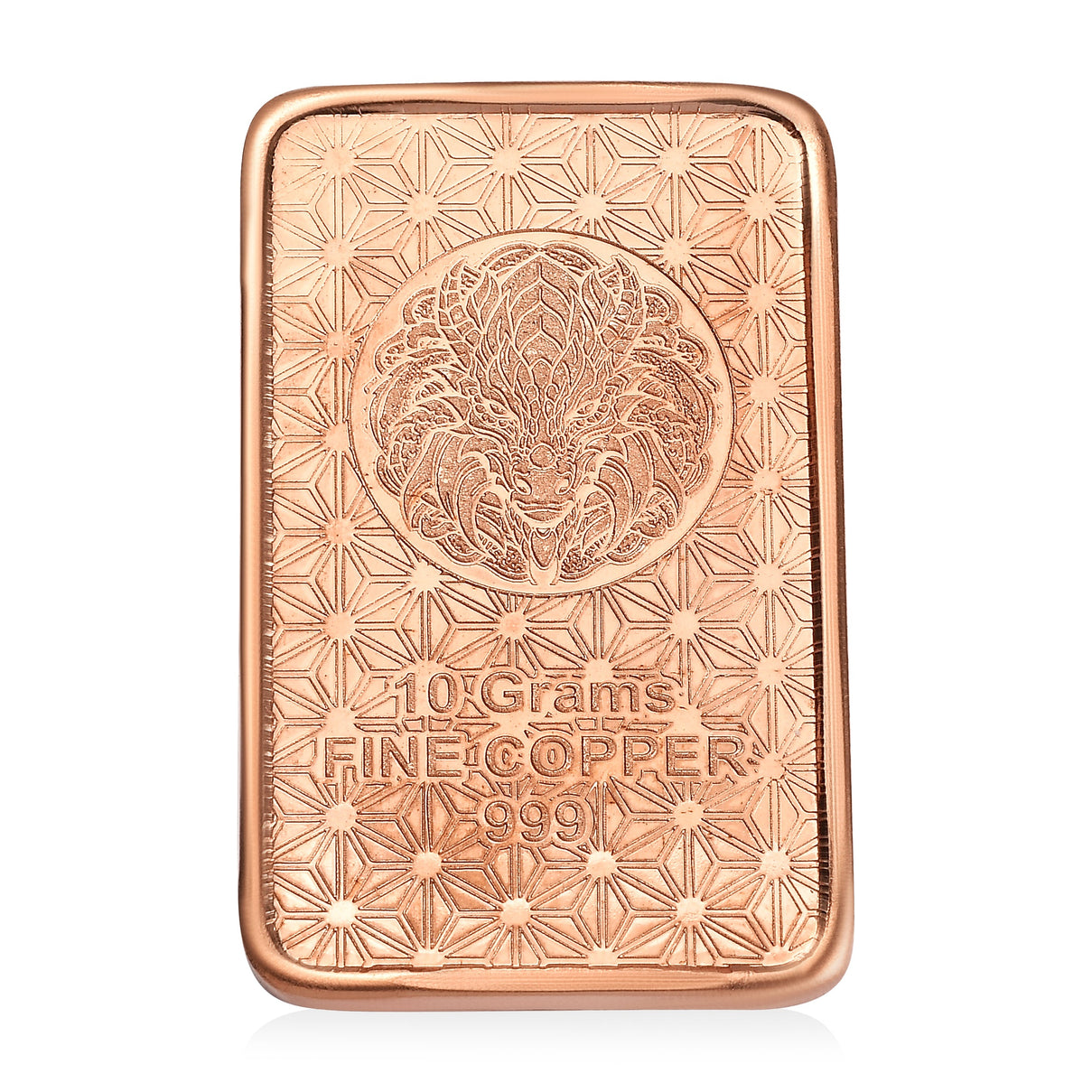 First Time Ever - Solid 999 Fine Copper Dragon Bar - 10 Grams V32365165 4