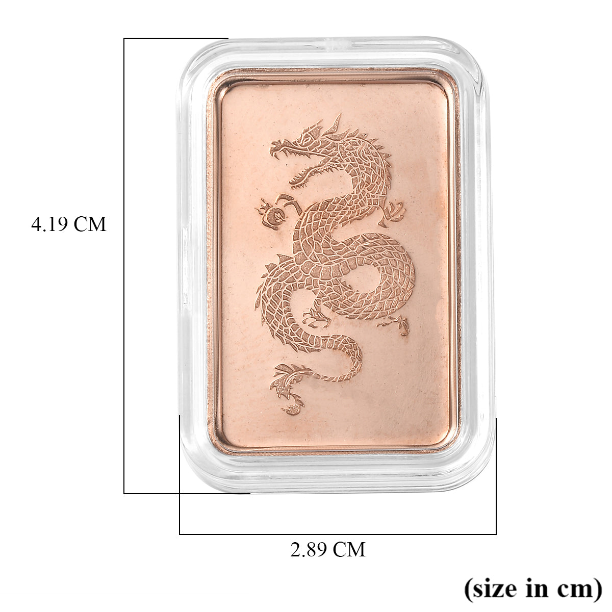 First Time Ever - Solid 999 Fine Copper Dragon Bar - 10 Grams V32360718 5