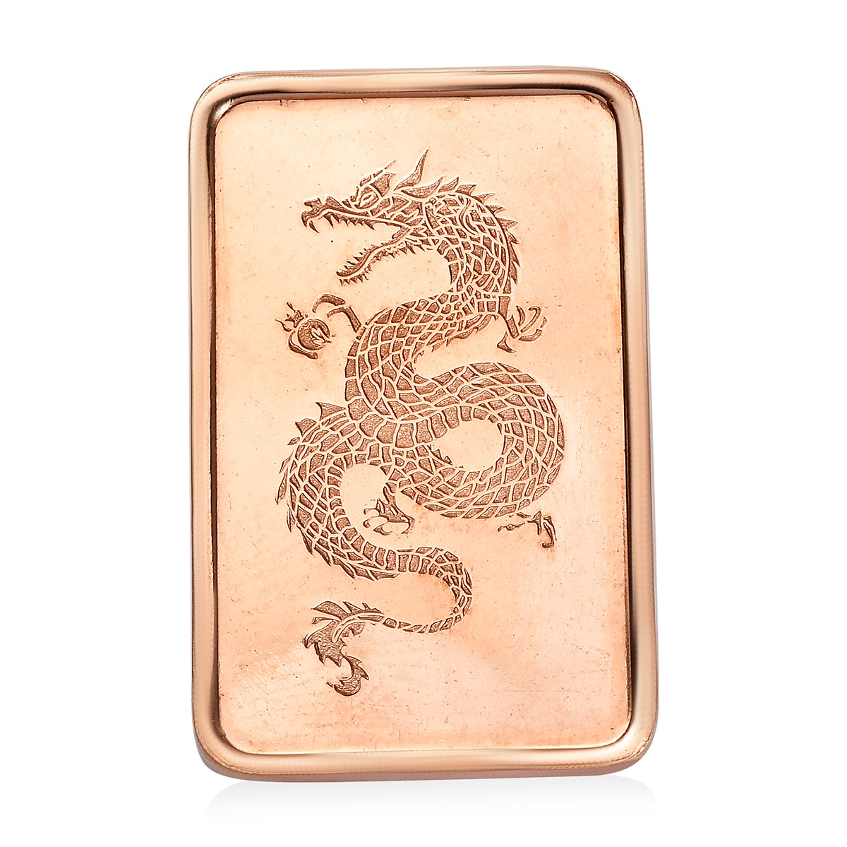 First Time Ever - Solid 999 Fine Copper Dragon Bar - 10 Grams V32363972 0