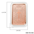 First Time Ever - Solid 999 Fine Copper Holy Bible Cross Bar - 10 Grams
