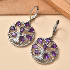 EverTrue - African Amethyst Earring with Lever Back 3.34 Ct._8528095_2