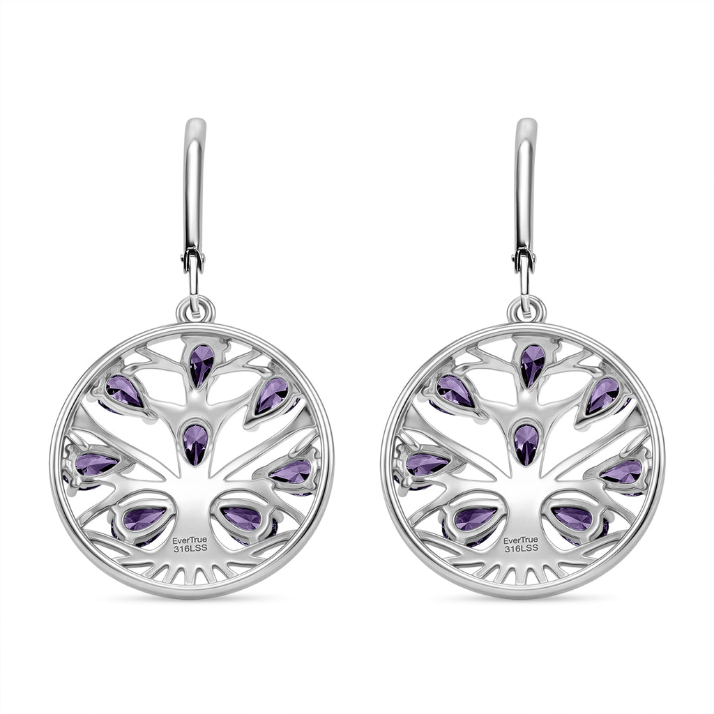 EverTrue - African Amethyst Earring with Lever Back 3.34 Ct._8528095_4