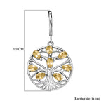 EverTrue - Citrine Tree of Life Earring with Lever Back 3.22 Ct._8528096_5