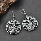 EverTrue - Skyblue Topaz Tree of Life Earring with Lever Back 3.90 Ct._8528097_2