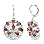 EverTrue - Red Garnet Earring with Lever Back 4.28 Ct._8528098