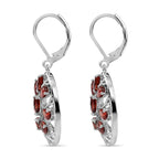 EverTrue - Red Garnet Earring with Lever Back 4.28 Ct._8528098_3