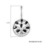 EverTrue - Black Spinel Earring with Lever Back 4.72 Ct._8528109_5
