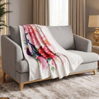 LIVMORE Patterned Blanket (Size 150x1 cm) - Pink_8528117