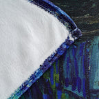 LIVMORE Patterned Blanket (Size 150x1 cm) - Blue_8528121_2