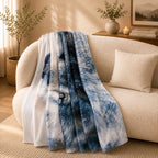 LIVMORE Patterned Blanket (Size 150x1 cm) - Grey White_8528434
