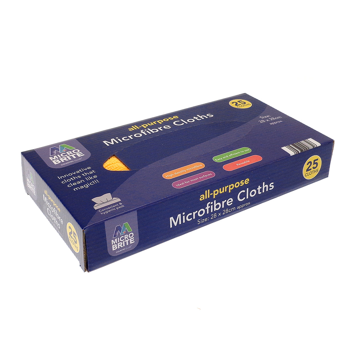 Microfibre 25pc Easyclean Microfibre Cloth - Orange 8528688 2
