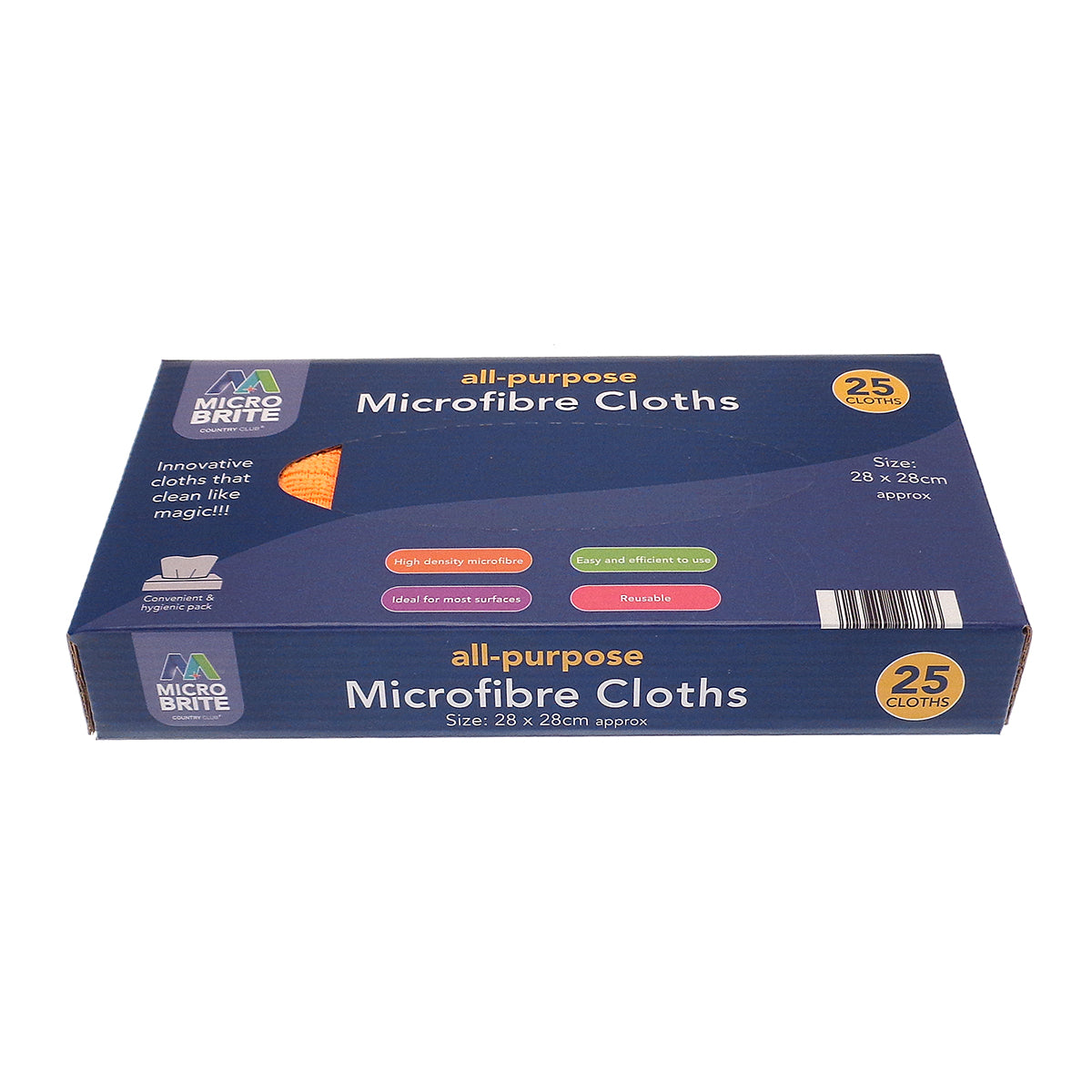 Microfibre 25pc Easyclean Microfibre Cloth - Orange 8528688 3