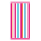 Stripe Microfibre Beach Towel (90 x 180cm) - Multicolour_8528707