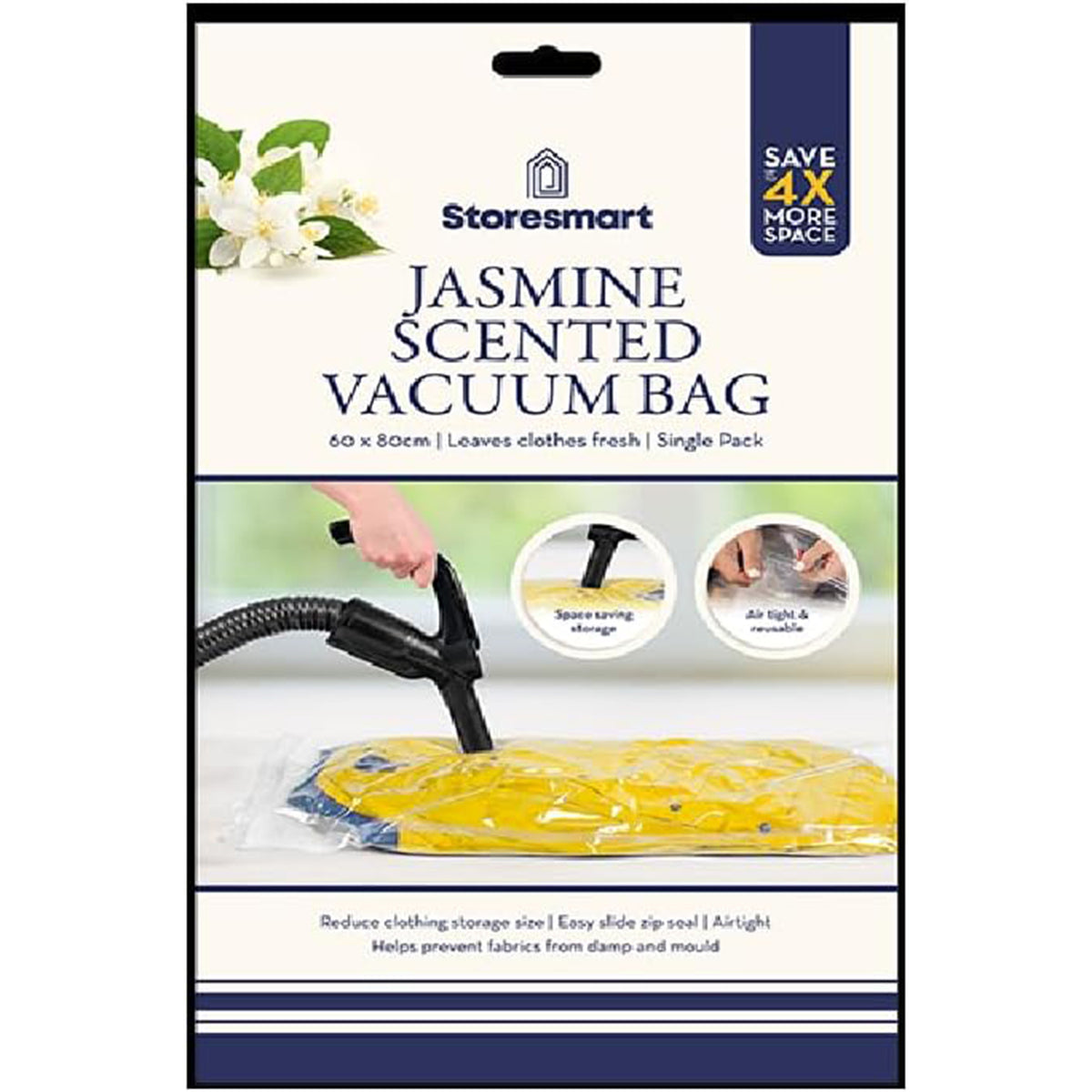 Jasmine Vacuum Storage Bag (60 x 80cm) - Yellow 8529002 0