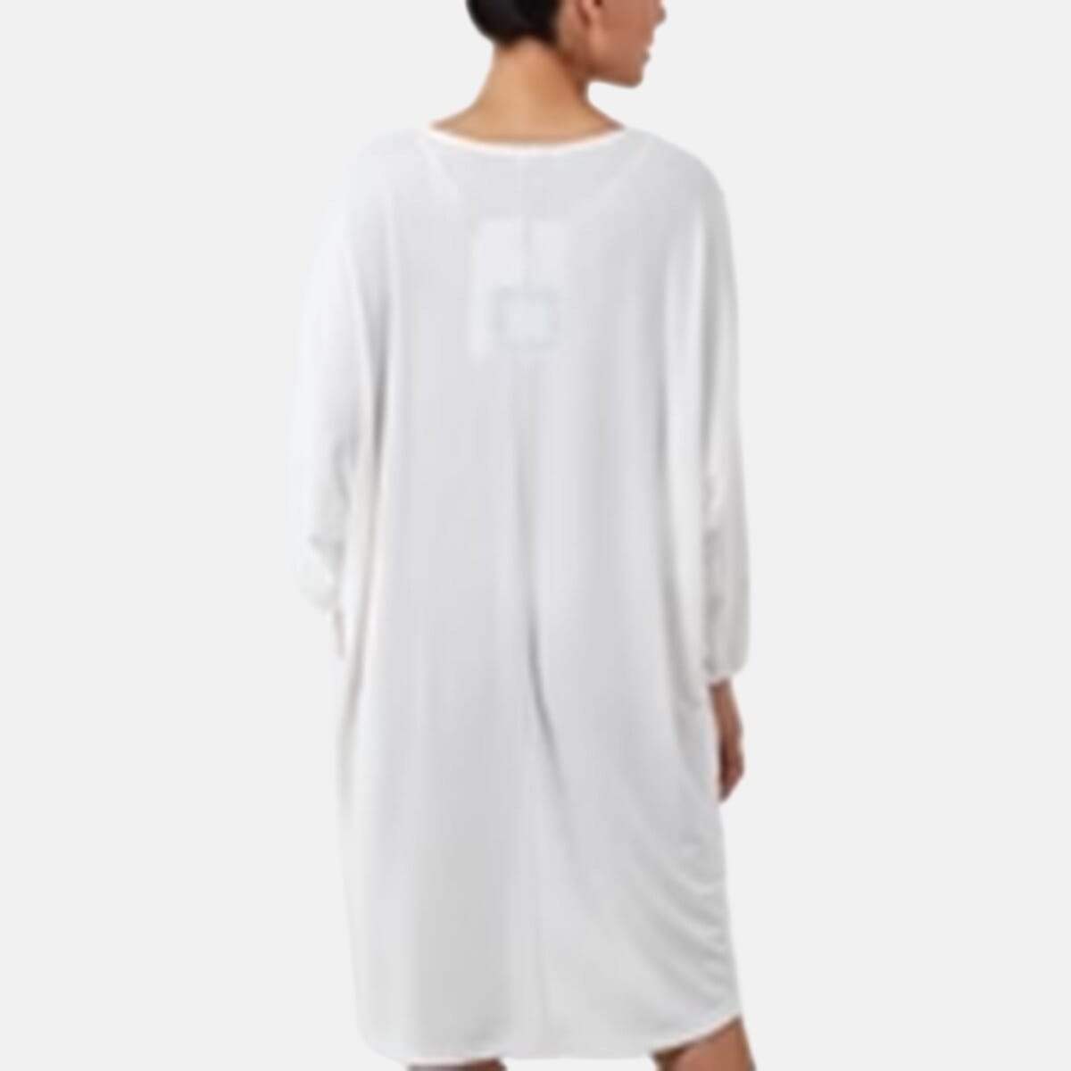 QED London Animal Heart Loose Fittunic Top (Size S/M, 8 to 16) - Ivory V32521651 1