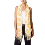 Misumi Orange Print Scarf_8530200