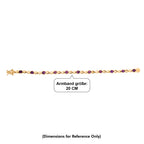 Royal Bali Collection - EverTrue African Amethyst Bracelet (Size - 8) with GB Lock Box in Yellow Gold Tone 4.57 Ct._8530267_4