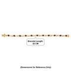 Red Garnet Infinity Link Bracelet (Size - 8) with GB Lock Box in Yellow Gold Tone 6.25 Ct._8530268_4