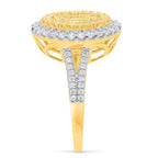 NY Closeout Deal - 14K Yellow Gold Earth Mined Argyle NATURAL Yellow Diamond Ring 1.00 Ct, Gold Wt. 3.50 Gms- Oval_8532076_4