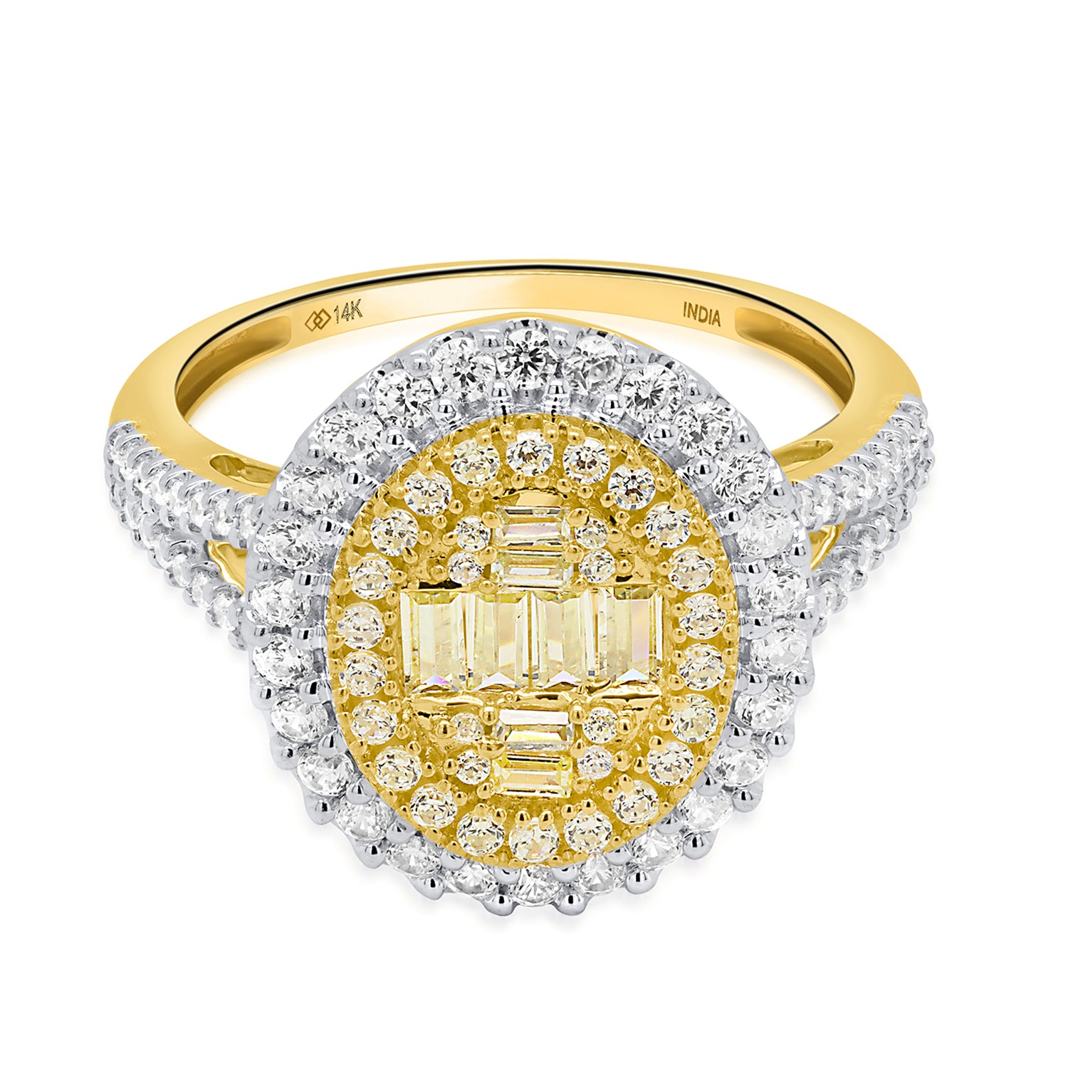 NY Closeout Deal - 14K Yellow Gold Earth Mined Argyle NATURAL Yellow Diamond Ring 1.00 Ct, Gold Wt. 3.50 Gms- Oval_8532078