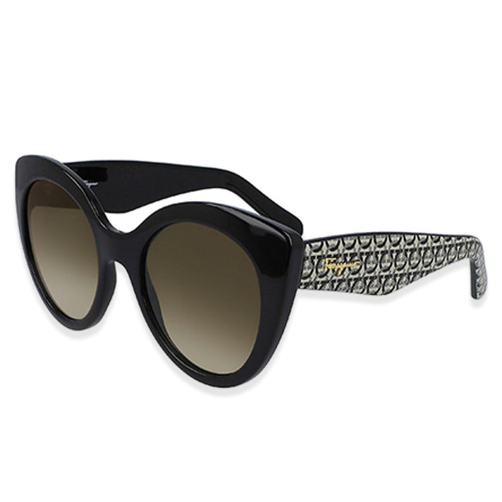 Salvatore Ferragamo Oversized Frames Sunglasses - Shiny Black 8532483 1