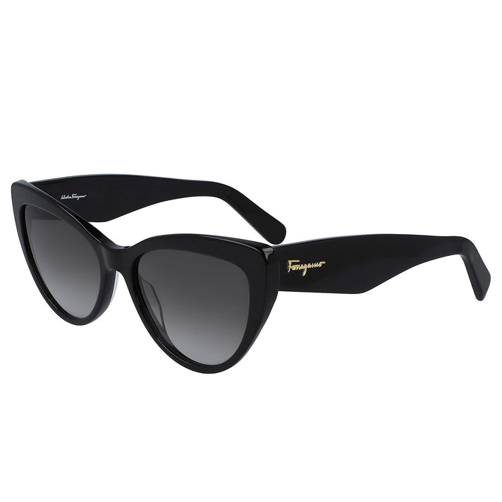 Salvatore Ferragamo Cat Eye Sunglasses - Black 8532484 1