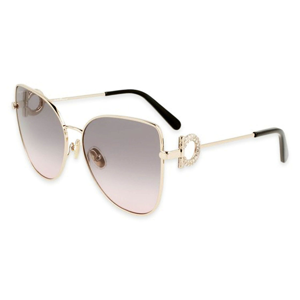 Salvatore Ferragamo Geometric Butterfly Frames Sunglasses - Rose Gold 8532487 0