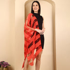 La Marey Silk Modal Scarf - Red_8532721_1