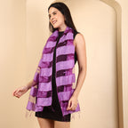 La Marey Silk Modal Scarf - Orchid_8532724_3