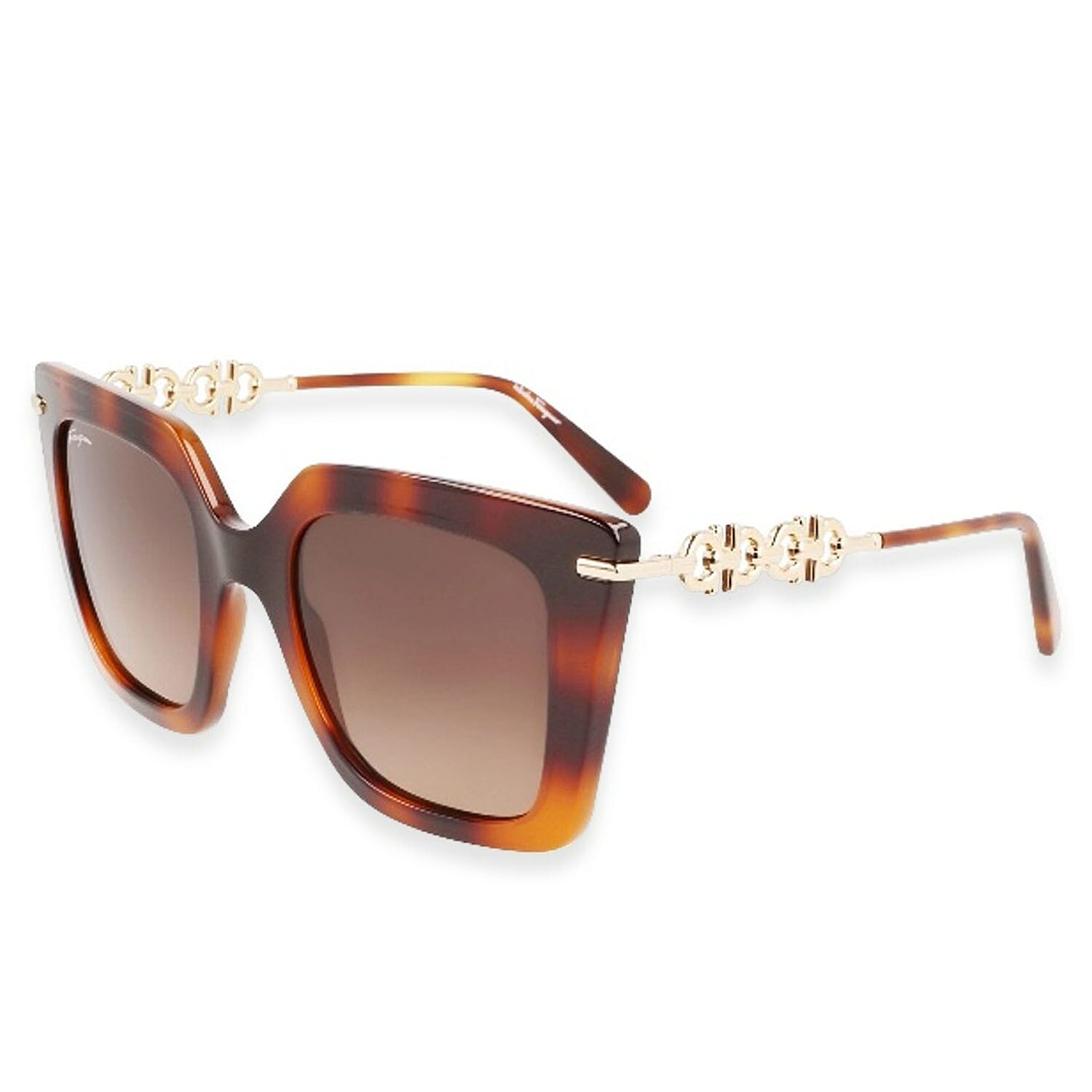 Salvatore Ferragamo Square Frames Sunglasses - Havana 8532732 0