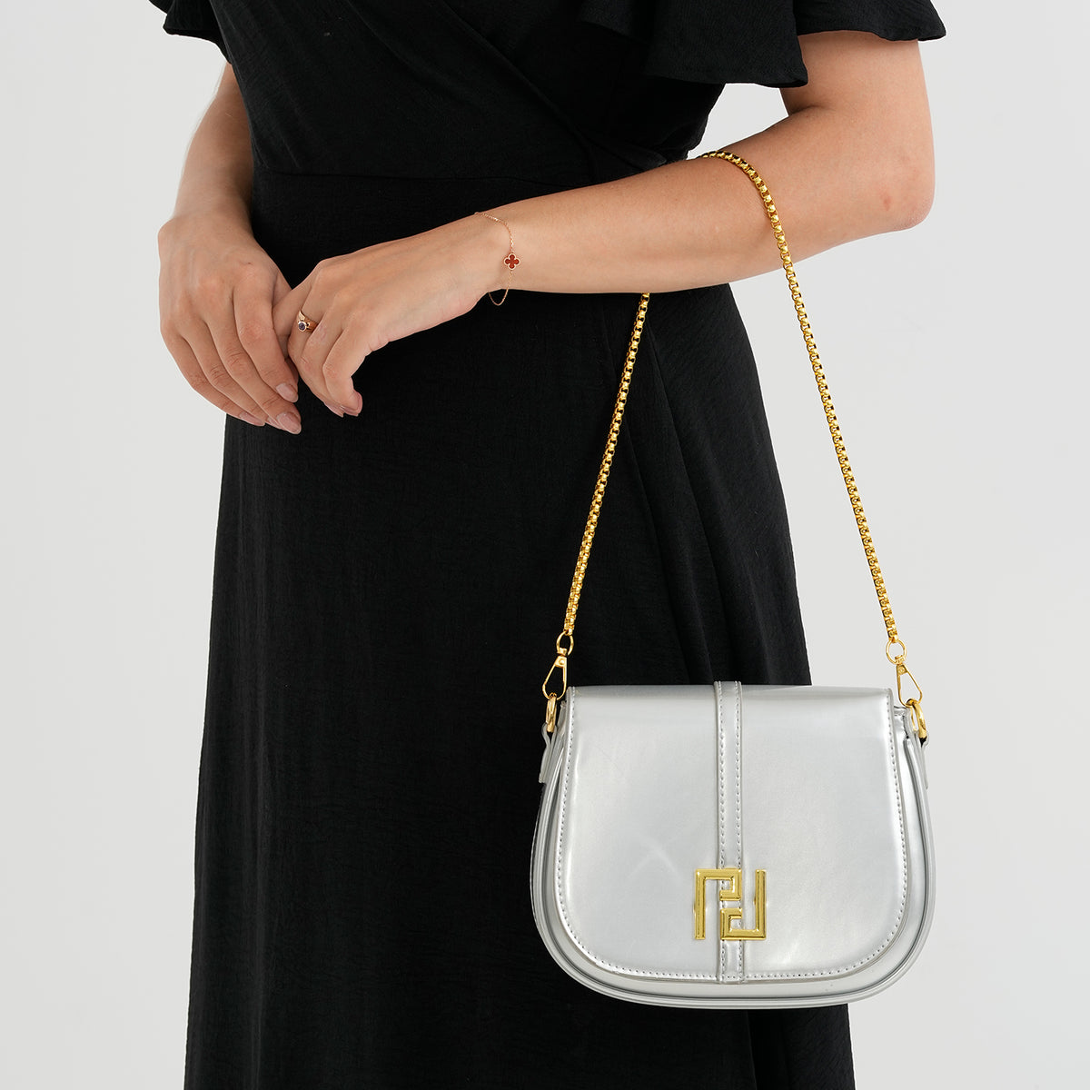 Crossbody Bag (Size - One Size) - Silver 8535348 2