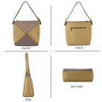 PU Patterned Tote Bag (Size 26x27x8 cm) - Yellow_8535737_4